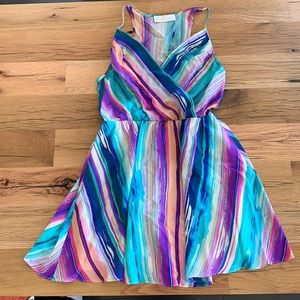 Amanda Uprichard multi-color summer dress